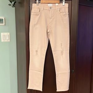 Place Kids Tan Distressed Jeans